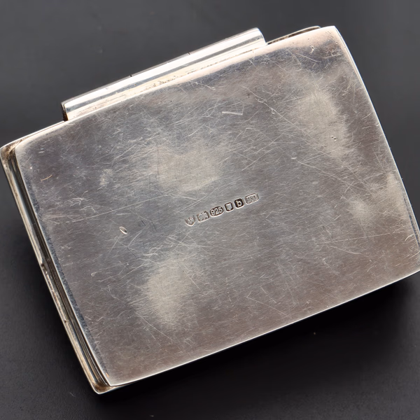 Silver and Black Onyx Trinket Box
