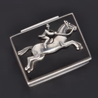 Silver and Black Onyx Trinket Box