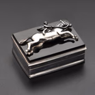 Silver and Black Onyx Trinket Box