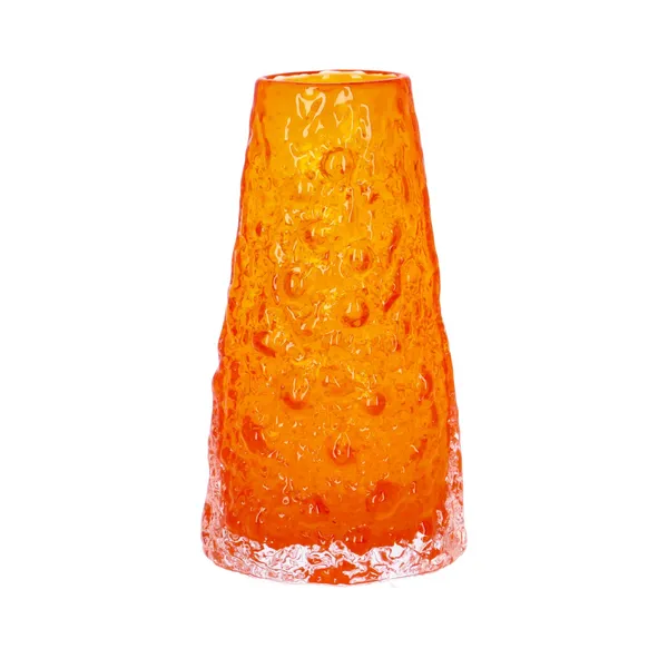 Whitefriars Tangerine Volcano Vase