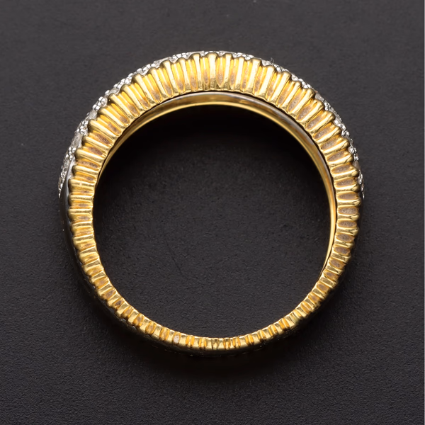 18ct White and Yellow Gold Diamond Ring