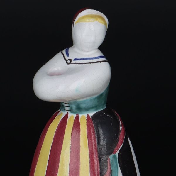 Pair of Gustavsberg Figural Candleholders