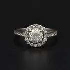 Platinum & Diamond Solitaire Ring