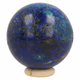 Azuriet met malachiet bol 52mm - 360° presentation