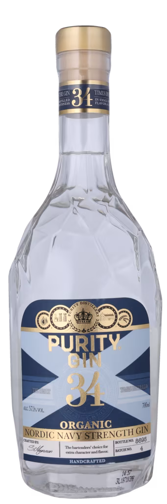 PURITY NORDIC NAVY STRENGTH GIN ØKO 57% Purity gin