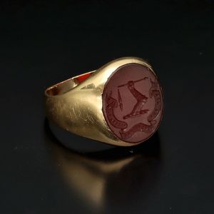 18ct Gold Seal Signet Ring