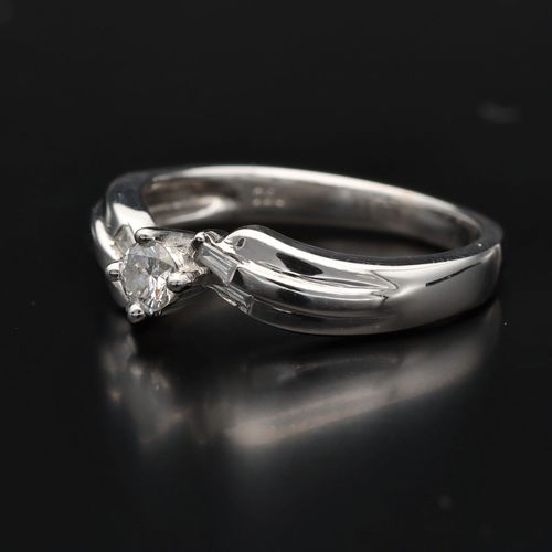 18ct White Gold and Diamond Ring by Damas image-3