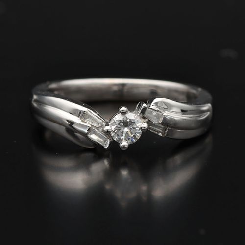 18ct White Gold and Diamond Ring by Damas image-2