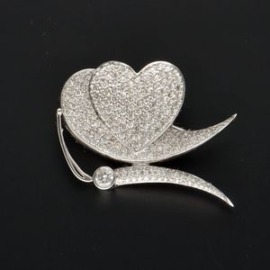 18ct Gold Diamond Butterfly Brooch