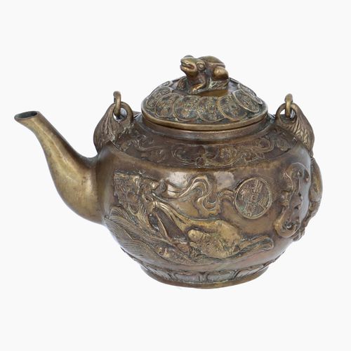 Chinese Bronze Teapot image-1