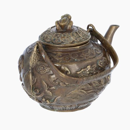 Chinese Bronze Teapot image-2