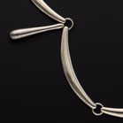 Sterling Silver Wave Necklace