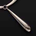 Sterling Silver Wave Necklace