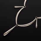 Sterling Silver Wave Necklace