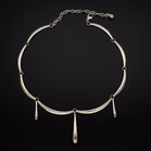 Sterling Silver Wave Necklace