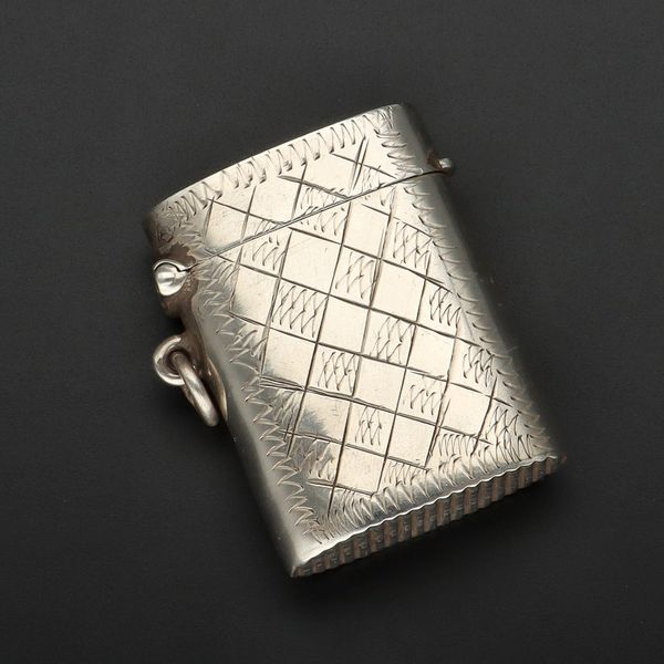 Sterling Silver Cunard Line Vesta Case