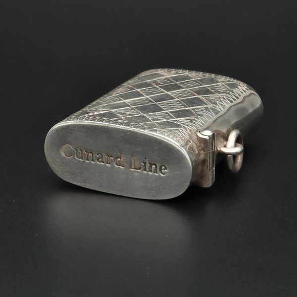 Sterling Silver Cunard Line Vesta Case