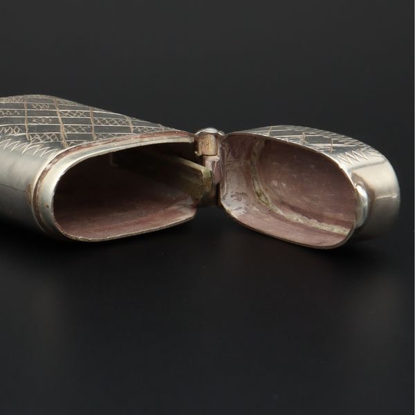 Sterling Silver Cunard Line Vesta Case