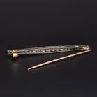 18ct White Gold & Diamond Brooch