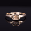 360° view of The Antique Georgian Hairwork Mourning Ring