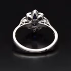 Vintage Style Sapphire and Diamond Ring