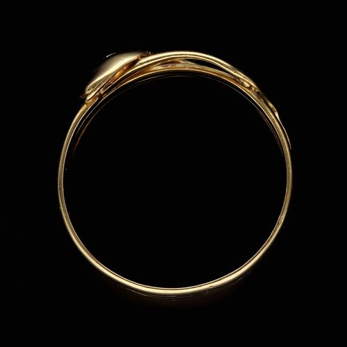 Early 20th Century 18ct Gold Snake Ring image-6