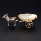 Edwardian Silver Goat Pin Cushion