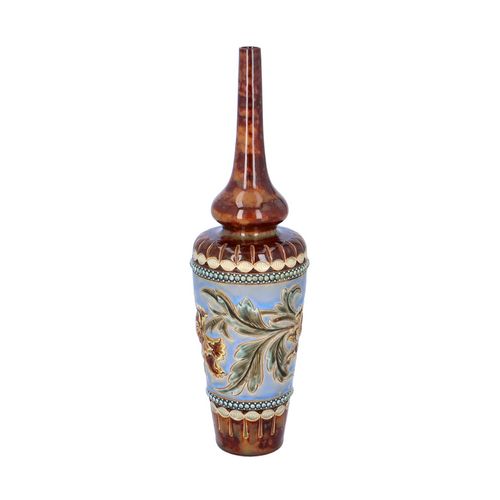 Late 19th Century Doulton Lambeth Bottle Topped Vase image-2