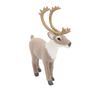 740010 Grey reindeer 17 cm faux fur 360º - 360° presentation