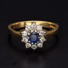 18ct Gold Sapphire and Diamond Ring