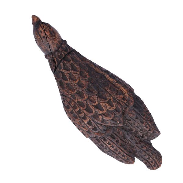 19th Century Scottish Carved Grouse Table Snuff Box