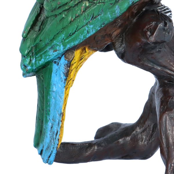 Franz Bergmann Multicoloured Bronze Parrot