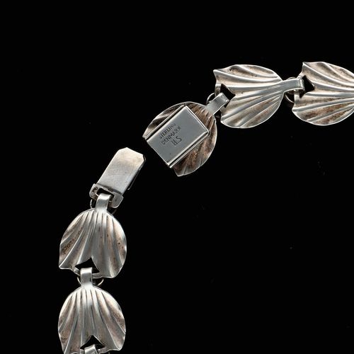 Hermann Siersbol Silver Foliate Necklace image-4