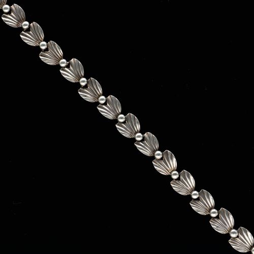 Hermann Siersbol Silver Foliate Necklace image-3