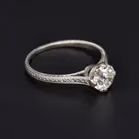 Old European Cut Diamond Solitaire Ring