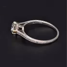 Old European Cut Diamond Solitaire Ring