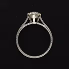 Old European Cut Diamond Solitaire Ring