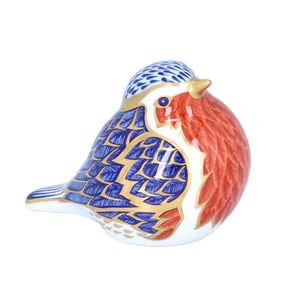 Royal Crown Derby Paperweight Robin