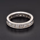 18ct White Gold Full Eternity Ring