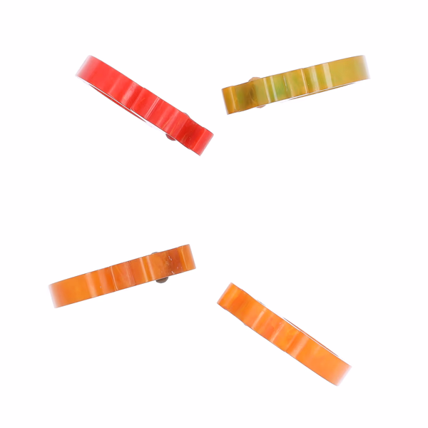 Set of Four Art Deco Bakelite Elephant Napkin Rings