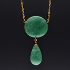 9ct Gold Antique Aventurine