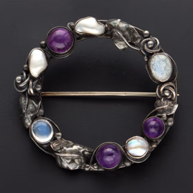 Arts & Crafts Silver Brooch