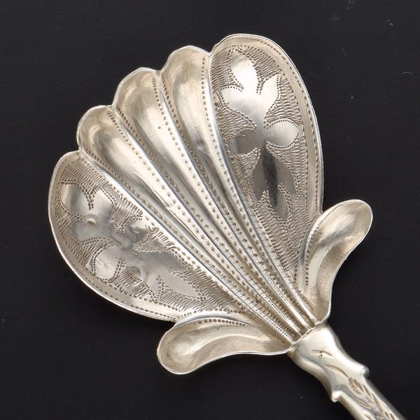 Georgian Silver Tea Caddy Spoon