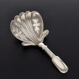 Georgian Silver Tea Caddy Spoon