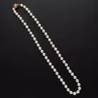 9ct Yellow Gold Clasp Re-Strung Cultured Pearls Necklace