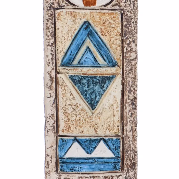 Troika Rectangular Vase Decorated By Sue Lowe