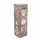 Troika Rectangular Vase Decorated By Sue Lowe