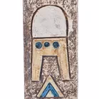 Troika Rectangular Vase Decorated By Sue Lowe