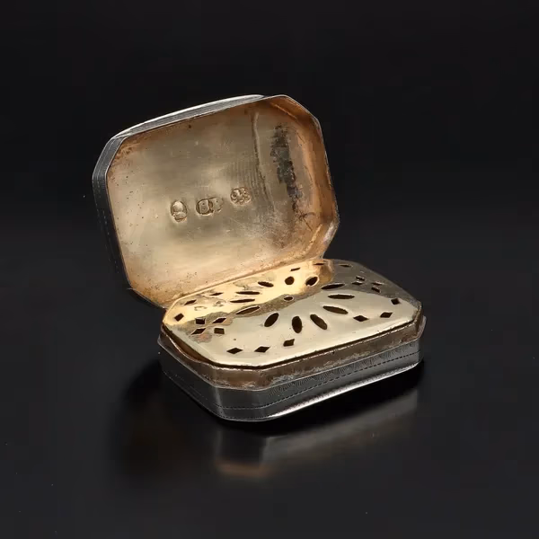 George III Silver Vinaigrette Box