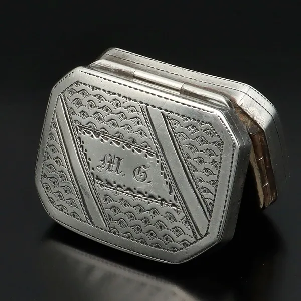 George III Silver Vinaigrette Box